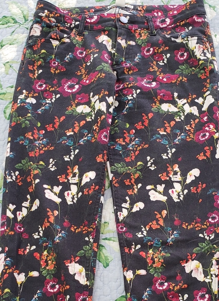 Alicia and Olivia floral skinny jeans 27